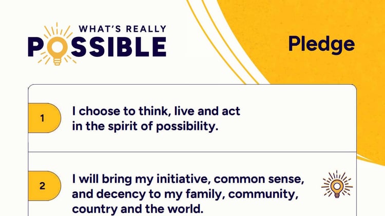 I Pledge …